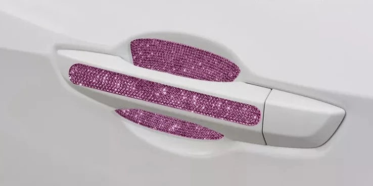 Rhinestone Studded Car Door Handle