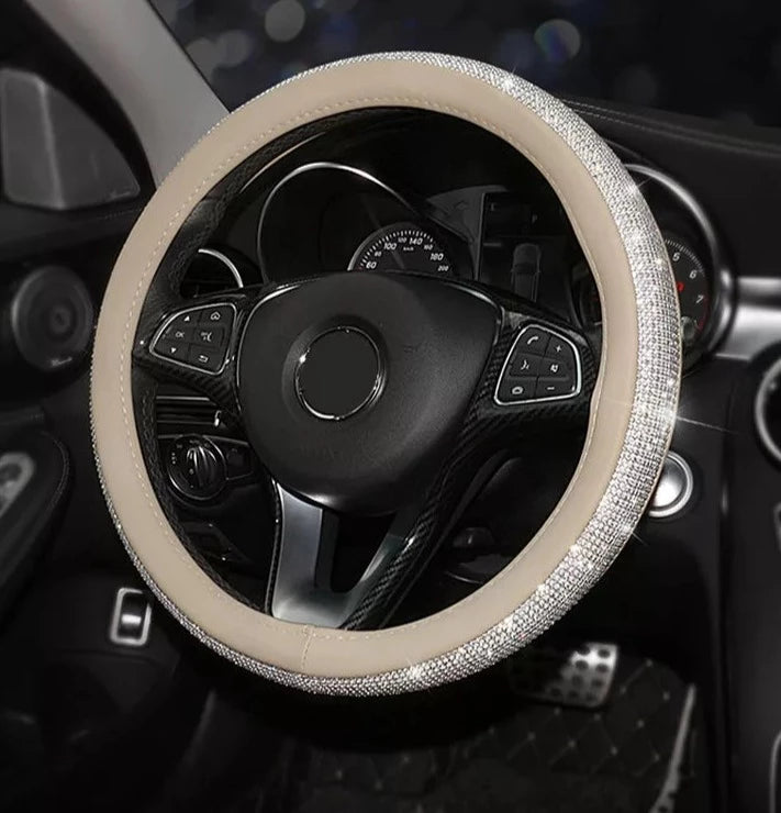 Rhinestone Steering Wheel Cover