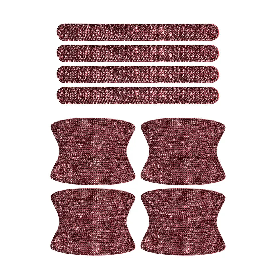 Rhinestone Studded Car Door Handle