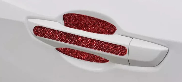 Rhinestone Studded Car Door Handle