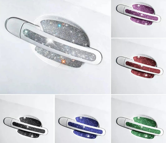 Rhinestone Studded Car Door Handle