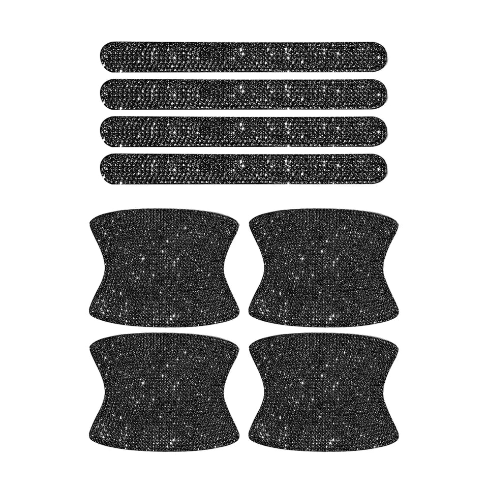 Rhinestone Studded Car Door Handle