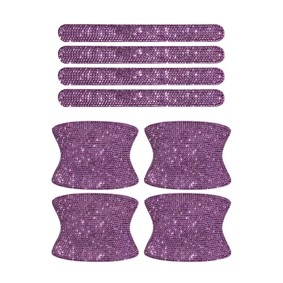 Rhinestone Studded Car Door Handle